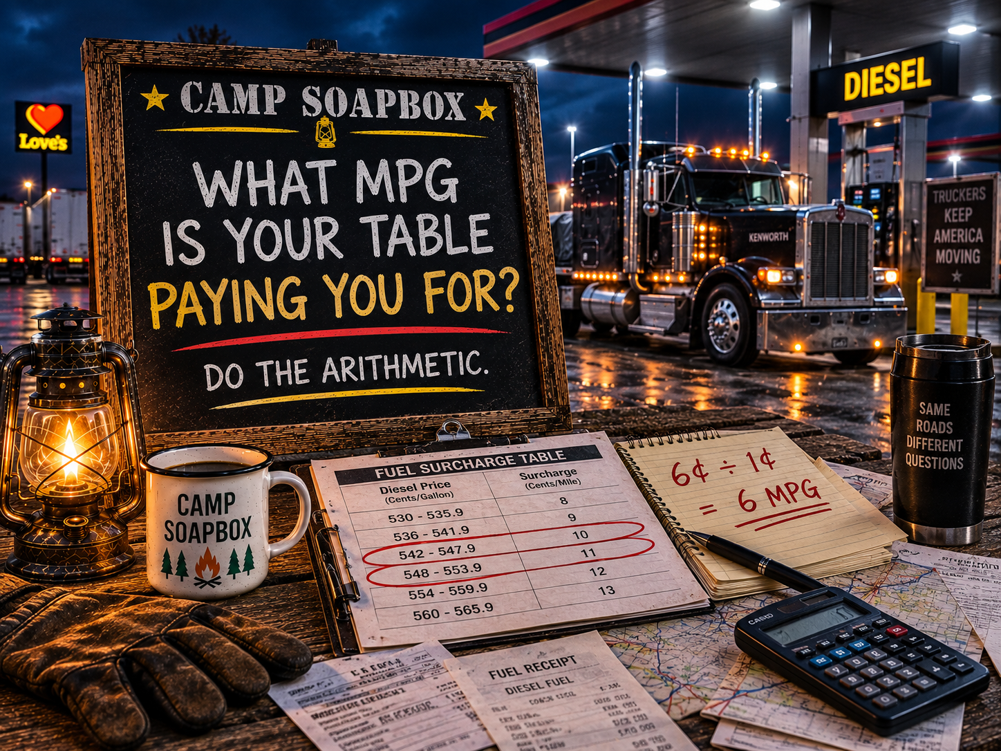 Go get your fuel surcharge table