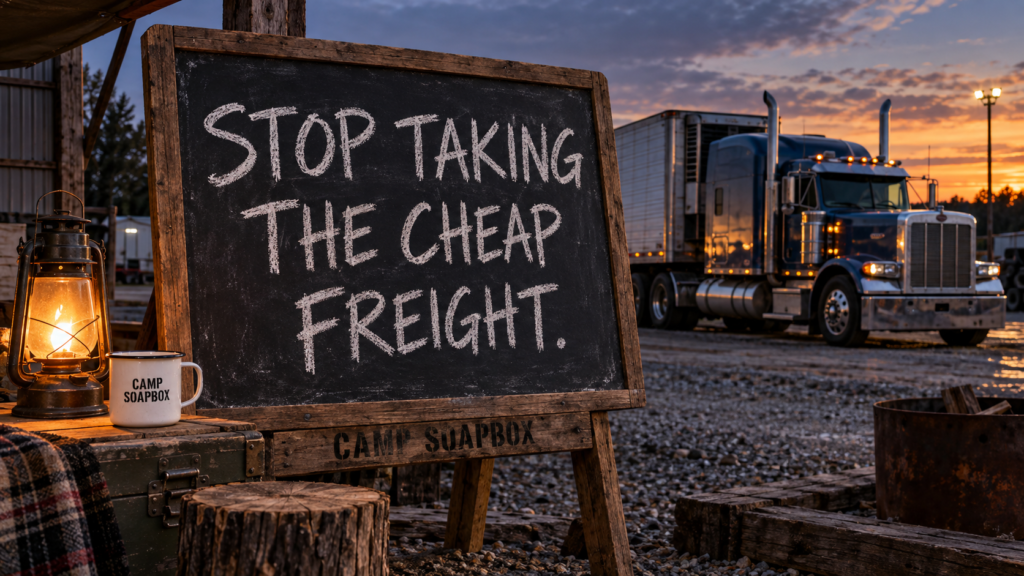 Stop taking cheap freight